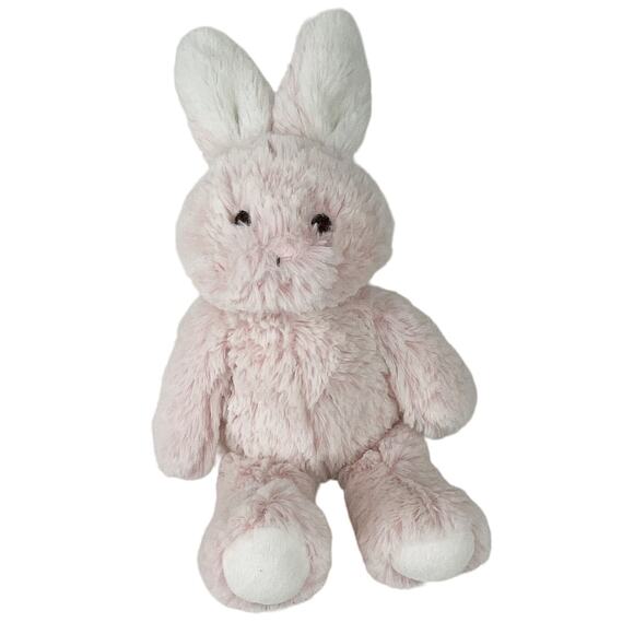 Pottery Barn Kids Pink Bunny Rabbit White Cottontail 14" - Picture 1 of 11